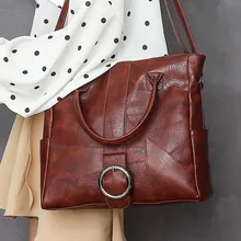 Черная кофейная женская сумка на плечо, однотонная кожаная сумка, женские хозяйственные сумки, модные простые сумки-мессенджеры, женская сумка