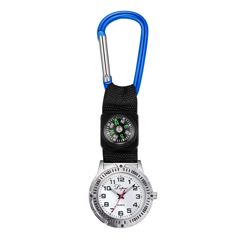 Часы для медсестры, модный дизайн, карманные часы для медсестры с компасом, повседневные кварцевые часы, медицинские часы, Krankenschwester Uhr# H0 - Цвет: Синий