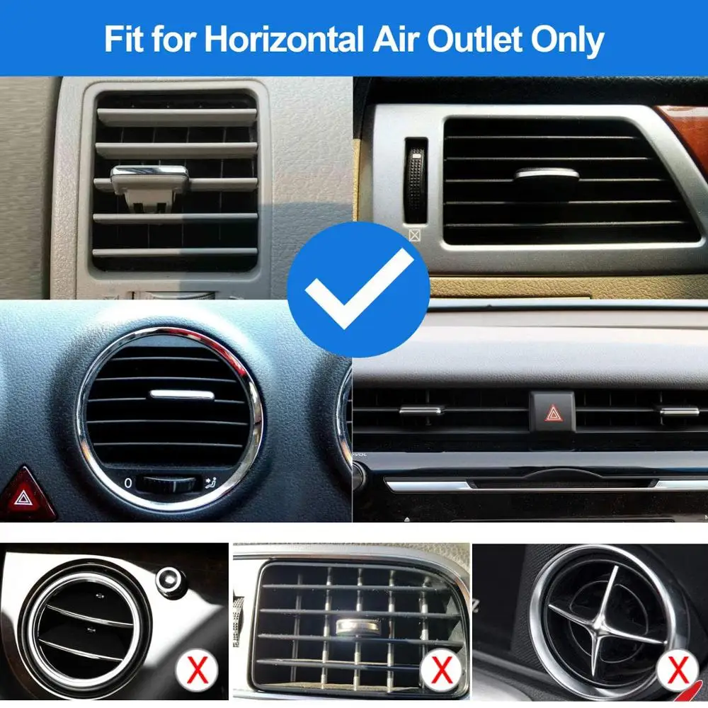 Universal Car Air Vent Phone Holder Stand, GPS and Smartphone Support