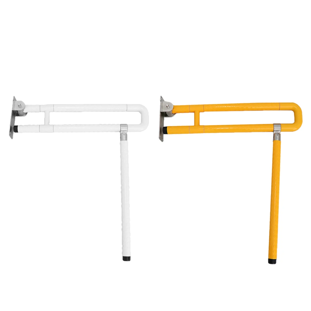 R Shape Folded Bath Safety Grab Handles Disabled Toliet Assistance Bars Handrial for Bathroom Elderly Patients Use