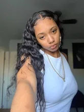 180% de la onda de agua peluca con malla Frontal transparente Frontal de encaje pelucas mojado y ondulado frente de encaje pelucas de cabello humano T parte rizado Peluca de cabello humano