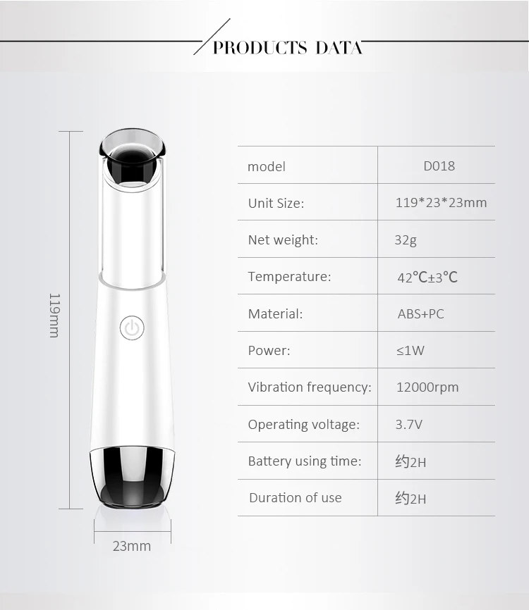 Billig Elektrische Auge Pflege Massager Sonic Galvanische Falten Entfernung Stift Stil Lip Massage Schönheit Werkzeuge Make Up Mini Wimpern Curler für Geschenk