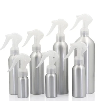 

Aluminum Spray Bottle Refillable Perfume Portable Empty Container Travel Cosmetic Sprayer Atomizer Silver