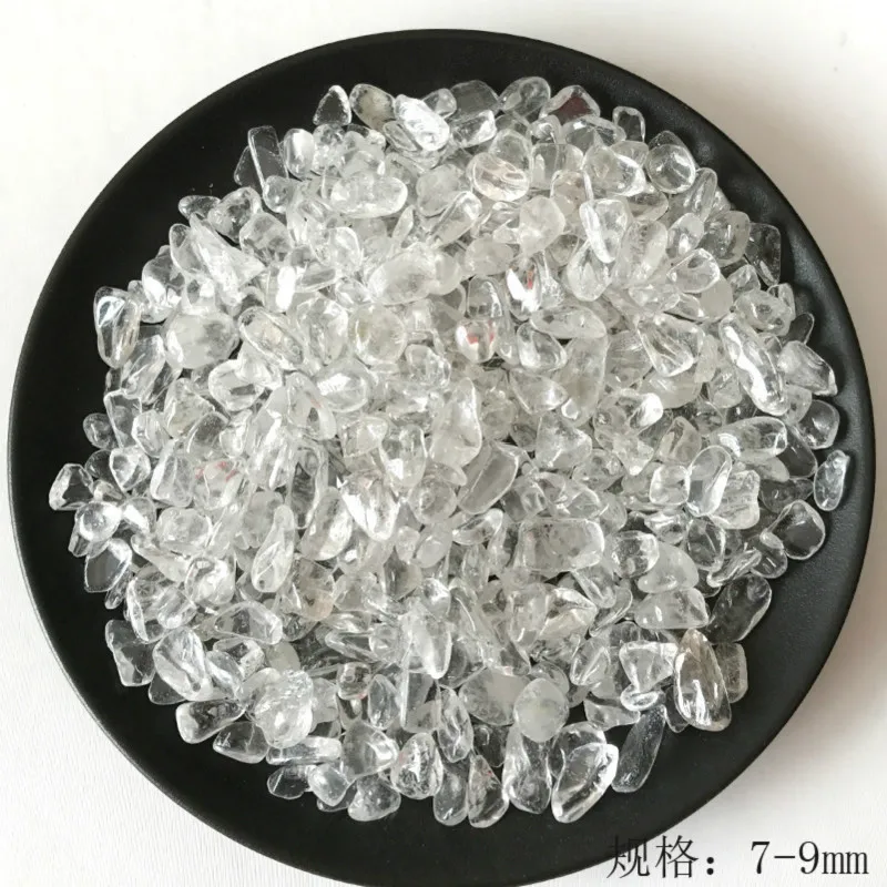 

100g Natural High Quality White Crystal Gravel Purification Degaussing Energy Enhance Cure Crystal