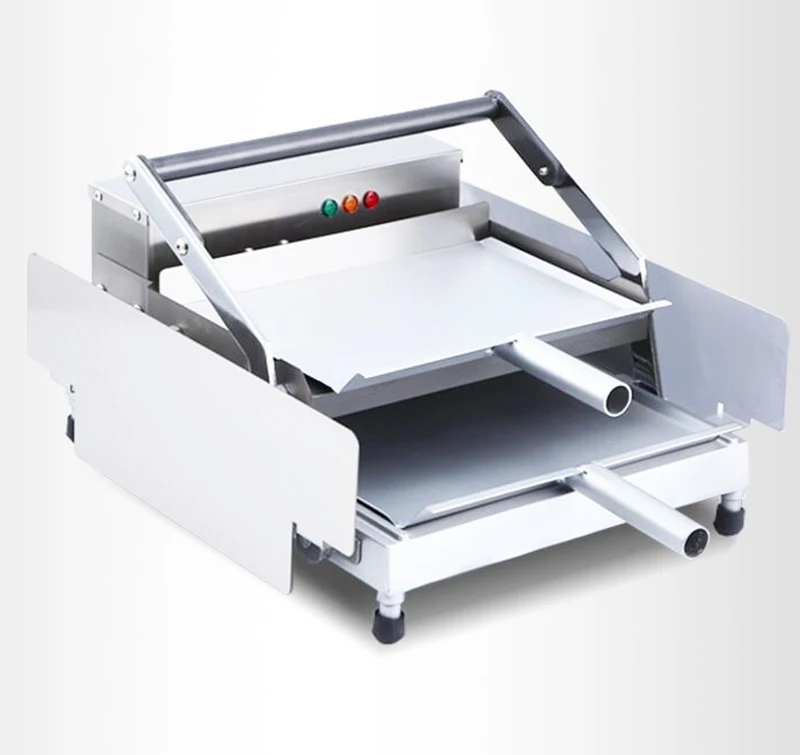 

220V Bake Burger Machine Commercial Hamburger Baking Machine Double Layer Batch Bun Toaster Conveyor Pizza Ovens