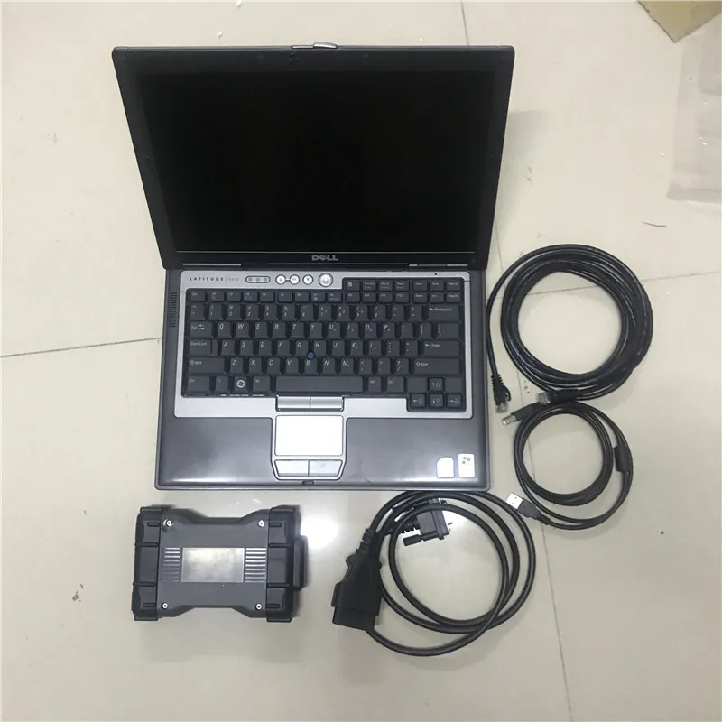 

top new mb star diagnosis sd c6 with mb c6 star doip scanner with ssd 2023v software in d630 laptop 4g ready to work
