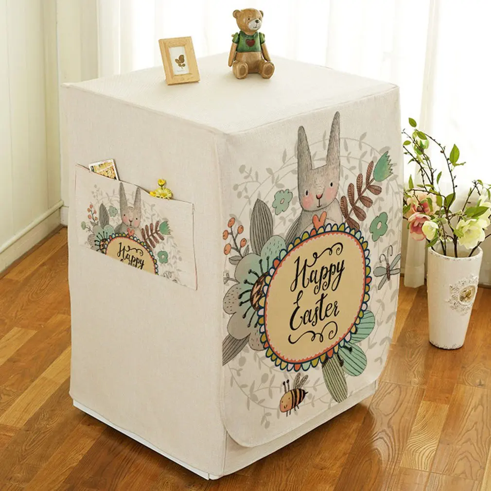 

Animal Print PEVA Sunscreen Washing Machine Dust Cover Waterproof Protector