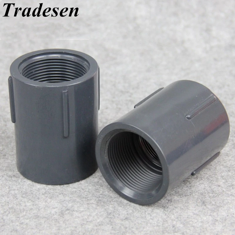 Both Ends Pvc 1 2 3 4 1 Female Thread Straight Connector Pipe Adapter Garden Irrigation Fittings Upvc Full Thread Coupling Pipe Fittings Aliexpress