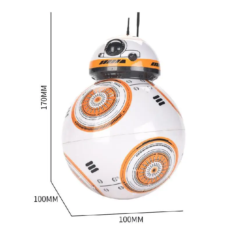 RC Robot 2.4G Remote Control With Sound Action Figure Upgrade Intelligent BB8 Ball Droid Robot BB-8 Model Toys For Children images - 6