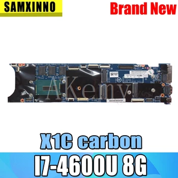 

X1C X1 Laptop motherboard For Lenovo ThinkPad X1C X1 carbon I7-4600U 8G Mainboard 00UP985 00HN757 04X5580 12298-2 48.4LY06.021
