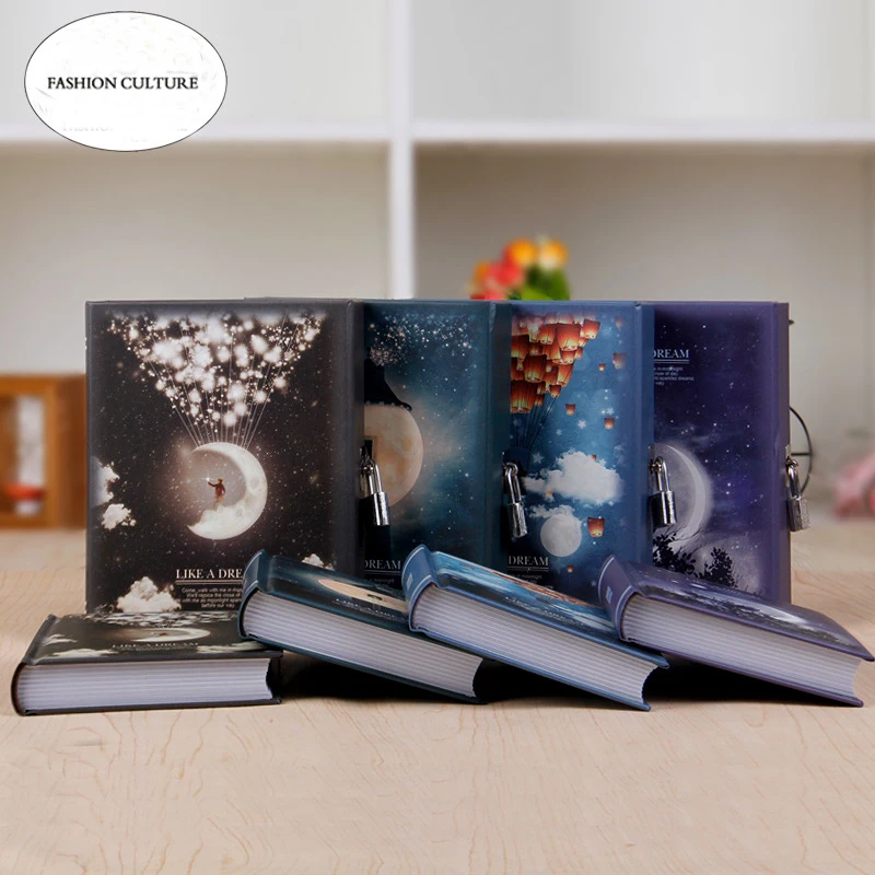 Creative color pages with lock notebook Creative color pages with lock notebook