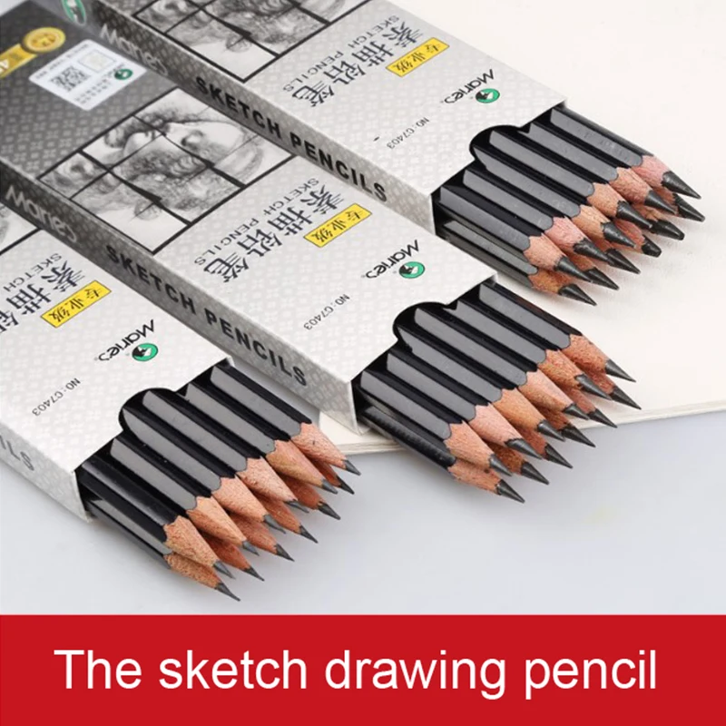 7403 Art Sketch Wood Pencil Test Drawing Characters Hb 2h 2b 4b 6b 8b 10b Beginner Artist Dedicated Students Sketch Charcoal Pencils Aliexpress
