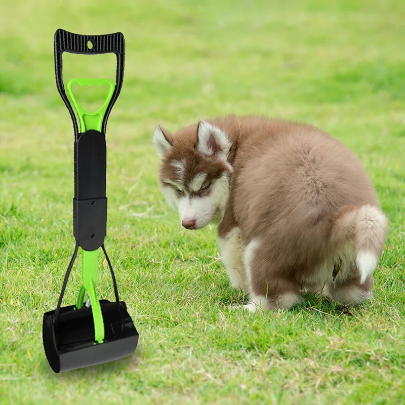 

Pet Litter Pickup Tool Foldable Pet Dog Pooper Scooper Outdoor Long-Handle Poop Scoop Cleaning Clip Cat Toilet Cleaning Shovel