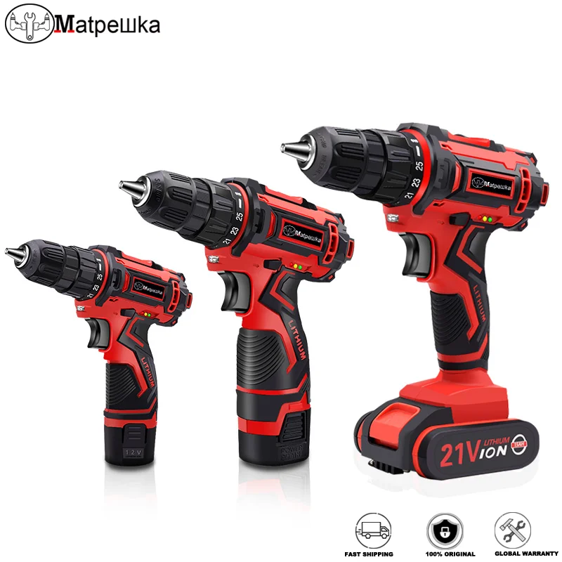 Electric Screwdriver Power tools Rechargeable Screwdrivers Lithium