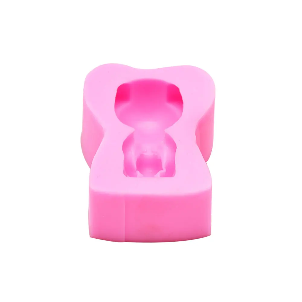 DIY медведь Fondant Mold дома шоколадный торт выпечки глины украшения пресс-форм