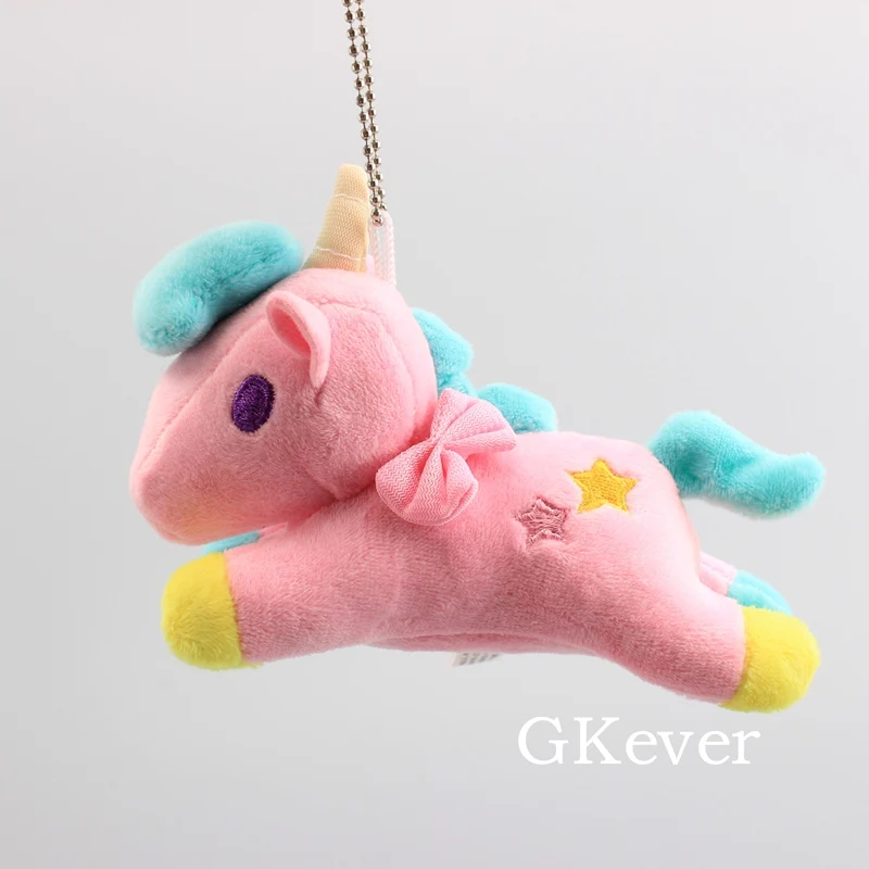 5 стилей Kawaii Единорог плюшевая кукла игрушка брелок Подвеска Мягкие и плюшевые детские игрушки в виде животных популярный мультфильм Единорог кукла подарок