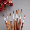 12Pcs Artists Paint Brush Set Nylon Hair Acrylic Watercolor Round Pointed Tip ► Photo 1/5