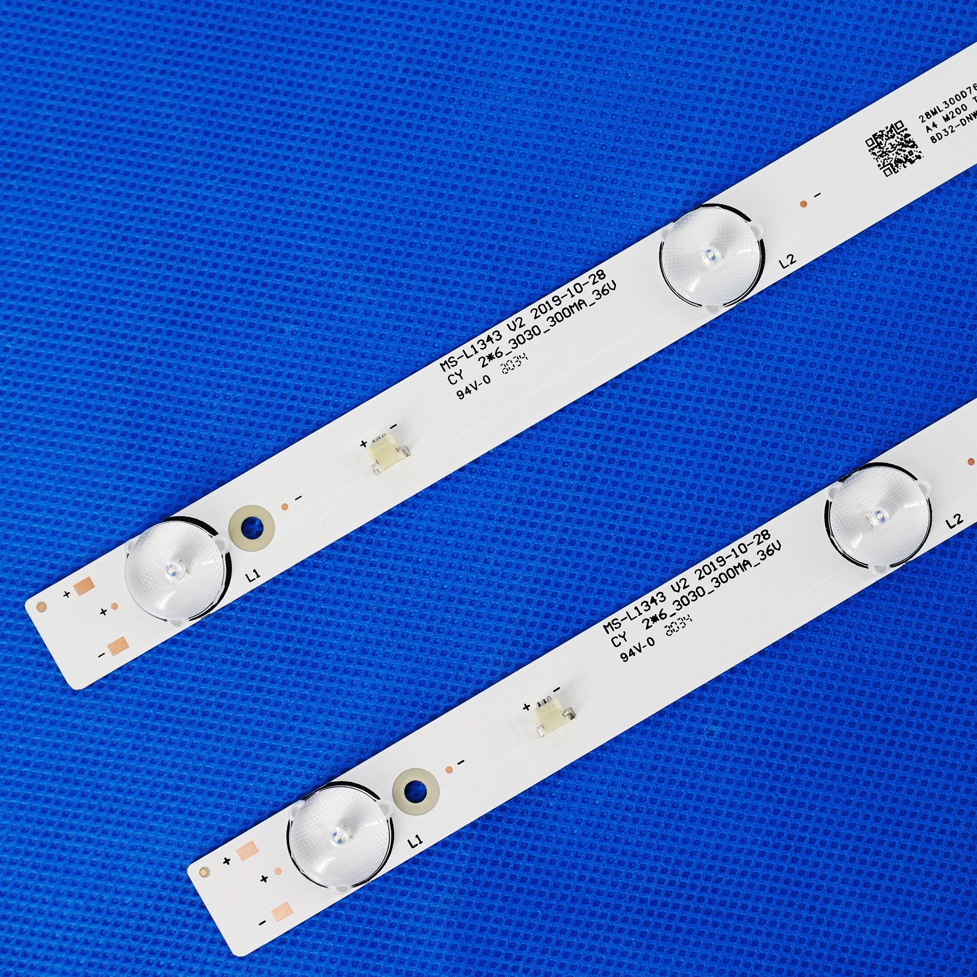 ο 2 PCS 6LED 32inch JL.D32061330-081AS-M FZD-03 E348124 MS-L1343 L2202 L1074 V2 2-6-3030-300MA-36V