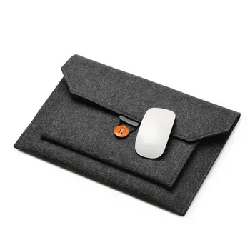 

Anti-Scratch Laptop Case Sleeve Felt Bag Premium Soft Wool Sleeve Bag Case Notebook Cover Pc Tablet Case