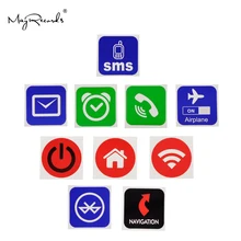 10 шт. NFC смарт-метки стикер чип Rfid клейкие этикетки Наборы для всех NFC мобильных телефонов