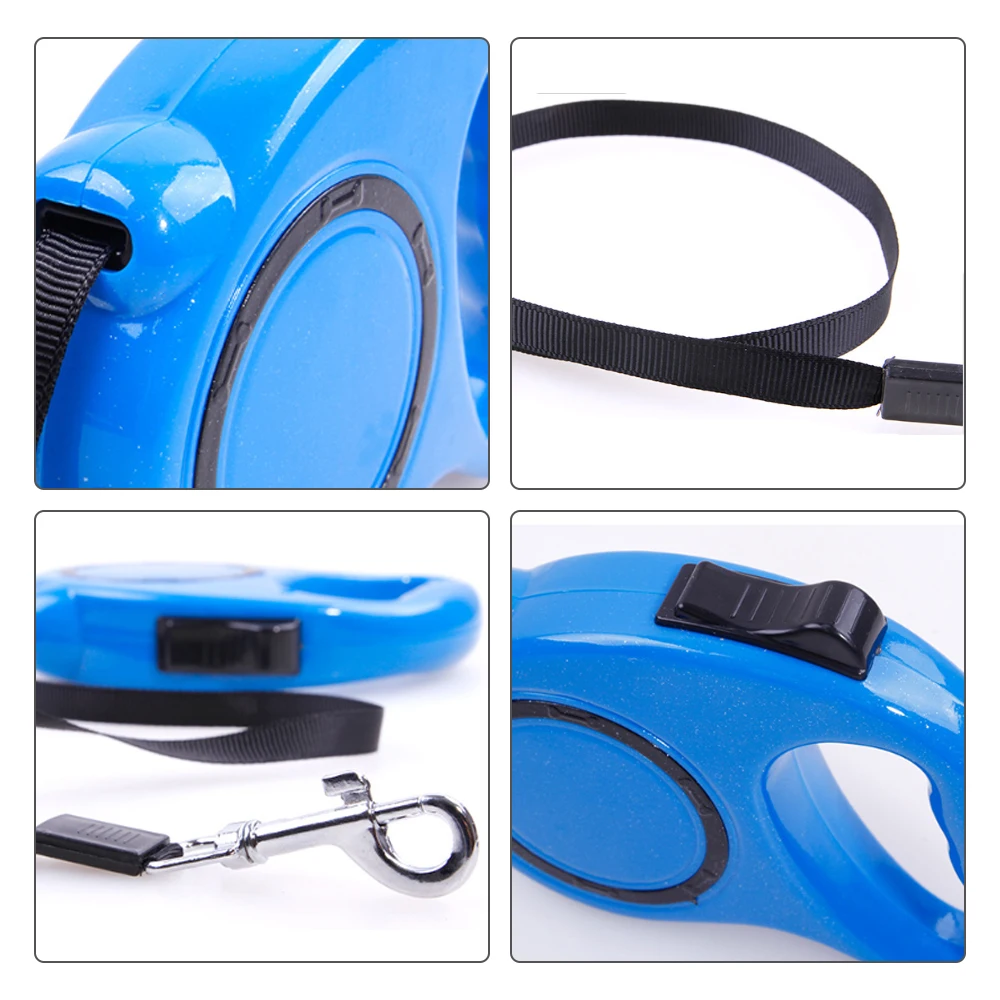 Выдвижной поводок собаки гибкий Щенок Кот тяговых канатов автоматический для