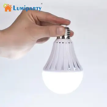 

HiMISS E27 Lamp Holder LED Emergency Light Household power Rechargeable intelligent light (with a Switch) 5W