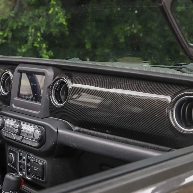 Автомобильный Центр консолей Декоративные наклейки для Jeep Wrangler JL крышка консоли приборной панели накладка наклейки автомобильные аксессуары