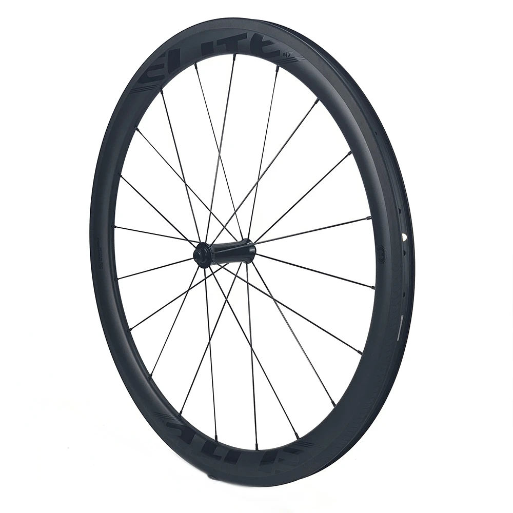 Комплект колес из углеродного волокна ELITEWHEELS 47*27 мм шире обода более
