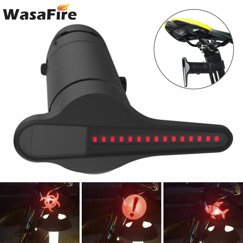 インテリジェントledマウンテンバイクテールライト 自分でデザイン Usb経由で充電可能 警告灯 自転車用ライト Aliexpress