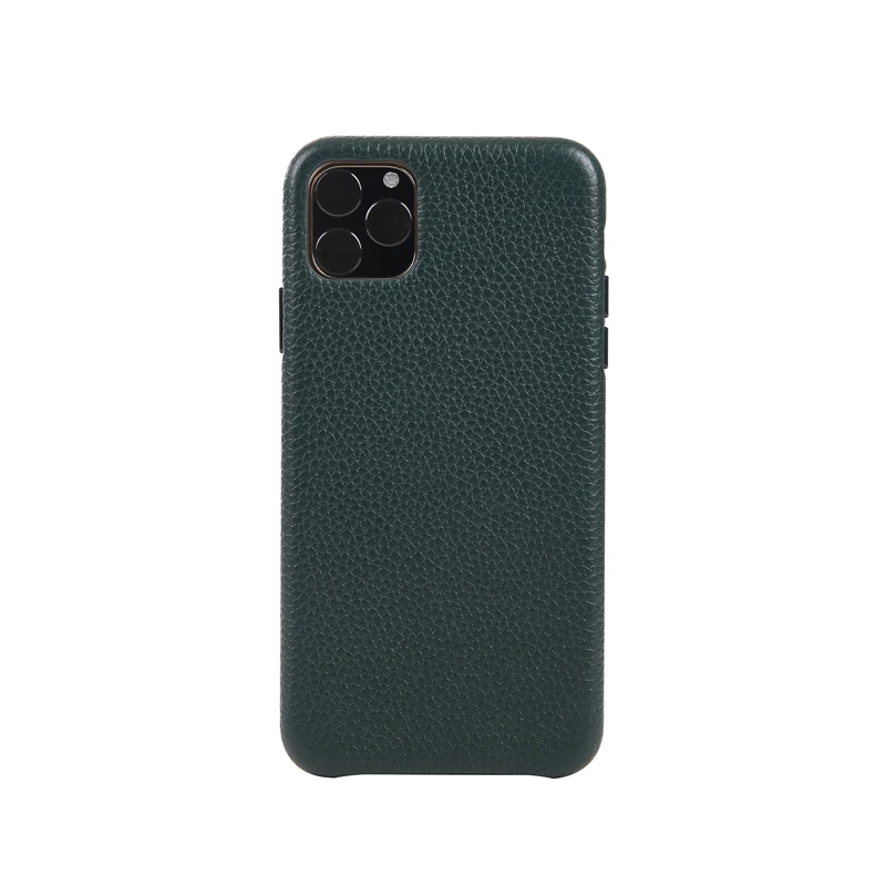 Официальный стиль чехол из натуральной кожи для Apple iPhone 11/Pro/Max металлическая кнопка громкости полная Защита задняя крышка чехол