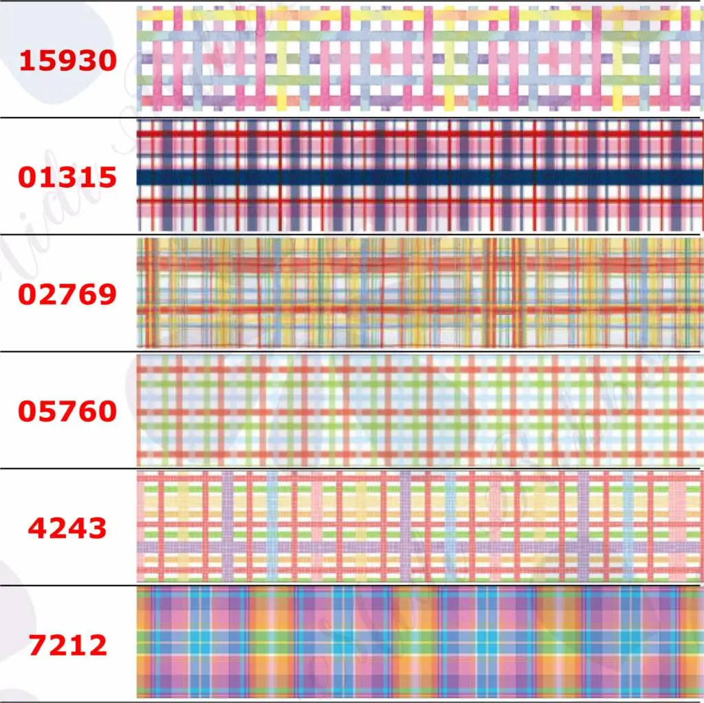 16 мм 75 Геометрическая проверка серии с принтом Grosgrain/эластичная лента мультфильм