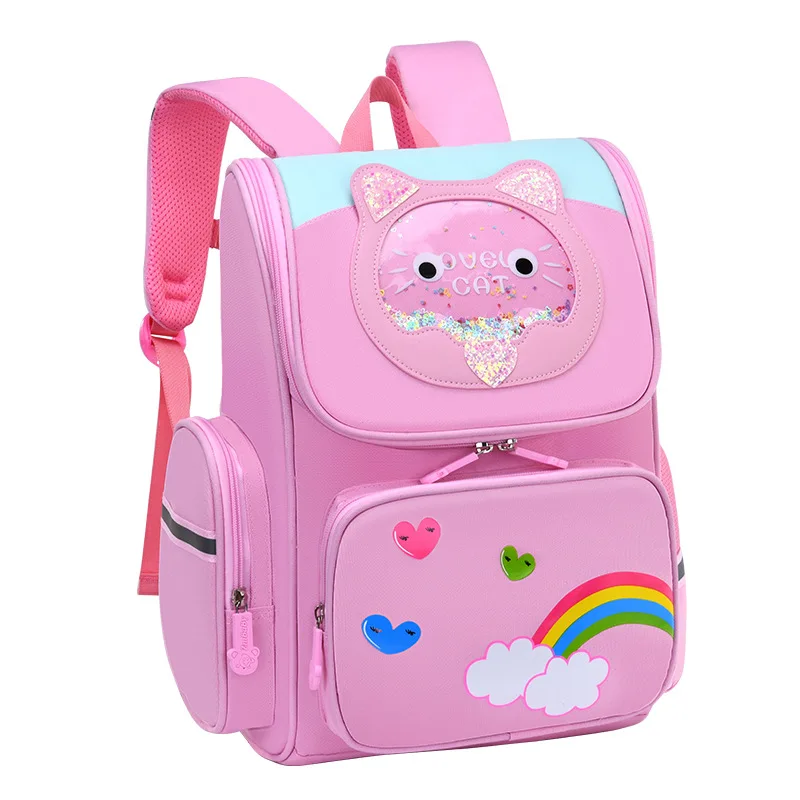 Girl Backpack Primary Students Book Bag 