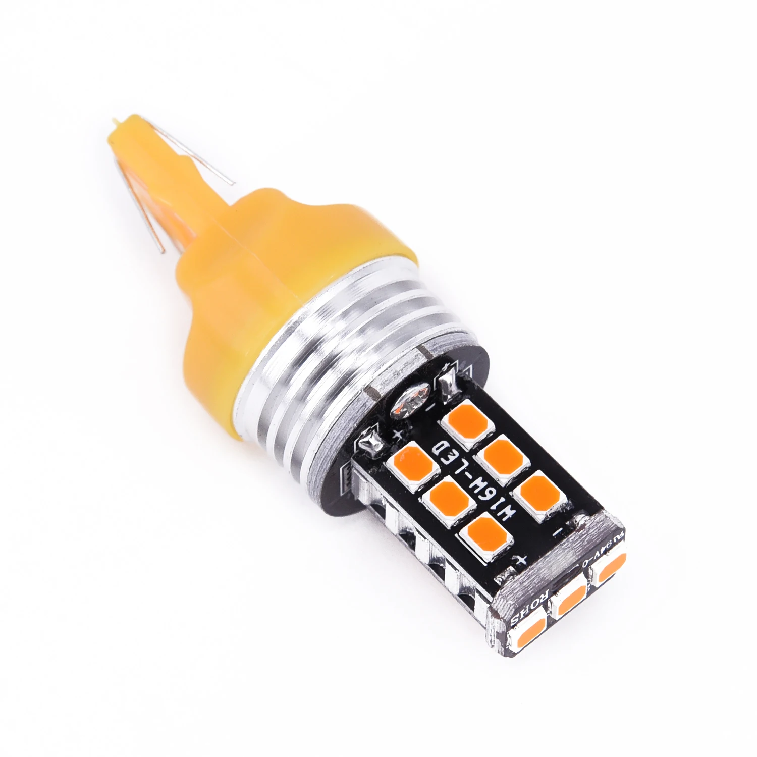 

2x Ambers T20 Auto Car 2835 LED Brake Stop Turn Signal Tail Reverse Light 12V