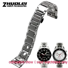 Высококачественный ремешок для часов из нержавеющей стали 20 мм для часов T91 PRS516 гоночная серия браслет из нержавеющей стали