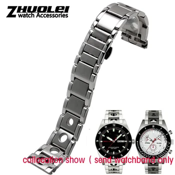 

High-quality 20mm stainless steel watchband for T91 Watch Band PRS516 Racing series Stainless Steel band straps Watch Bracelet