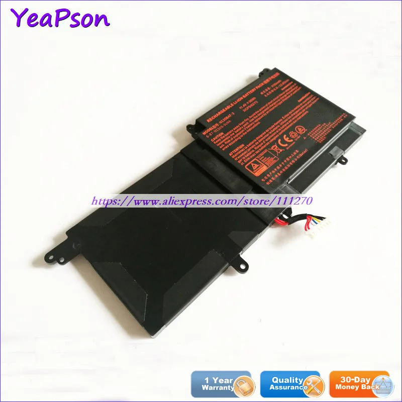 Yeapson 11 4 V 36Wh 3100mAh натуральная N130BAT 3 6 87 N130S 3U9A Аккумулятор для ноутбука Clevo N130BU