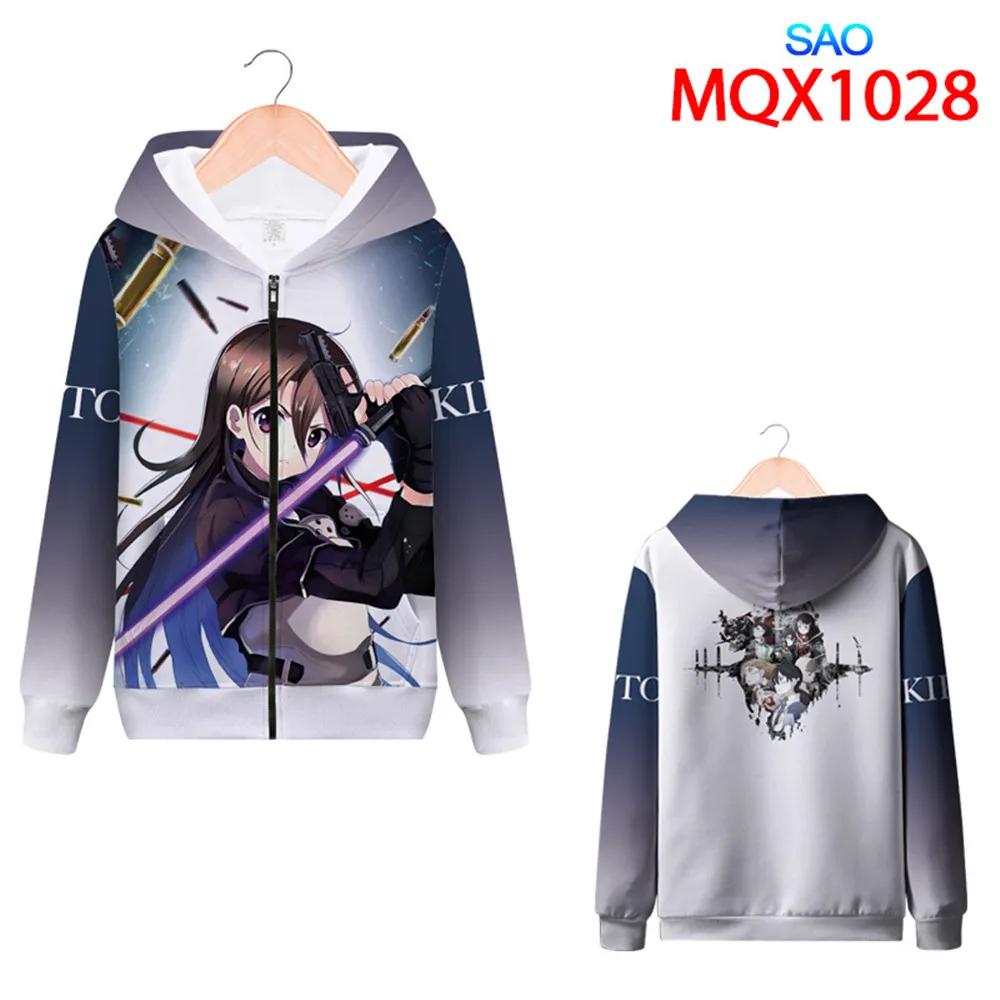 Модные художественные толстовки Sword Art Online SAO 3D свитшот для мужчин и женщин в стиле
