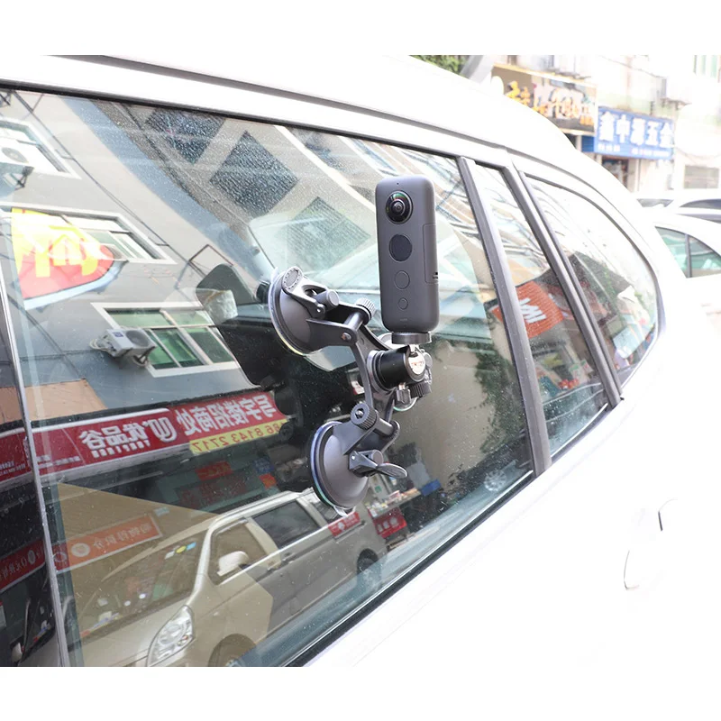 Экшн-камера, автомобильная присоска для Insta360 One X GoPro Hero 8 7 5 SONY SJCAM Yi 4K eken DJI, крепление на окно, стекло, присоска, аксессуар