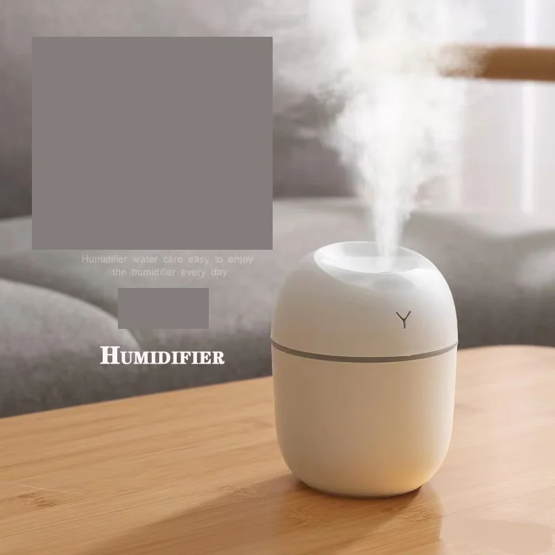 Compact Ultrasonic Aroma Diffuser and Humidifier with USB Connectivity
