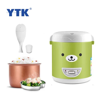 

Household Multifunctional Mini Rice Cooker Soup Pot Cooking Pot Portable Heating Lunch Box Kitchen Utensils