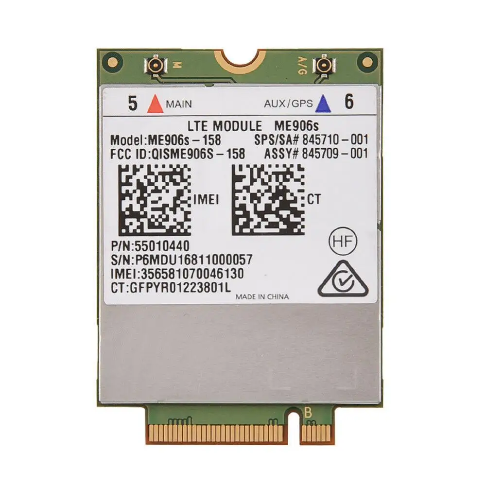 Huawei ME906S Мобильная широкополосная карта для HP 820 840 850 G4 LT4132 LTE HSPA + 4G модуль
