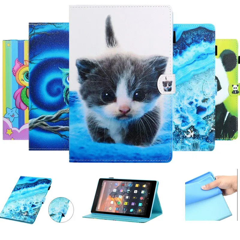 

Case for Samsung Galaxy Tab 8 2019 SM-T290 SM-T295 PU Leather soft Silicone back cover Flip Case for galaxy tab a 8.0 t295 case