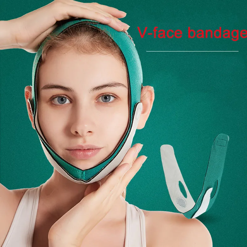 Bande élastique amincissante pour le visage, ligne en V, façonne le menton, les joues, ceinture de levage, sangle faciale Anti-rides, soins du visage, outils amincissants