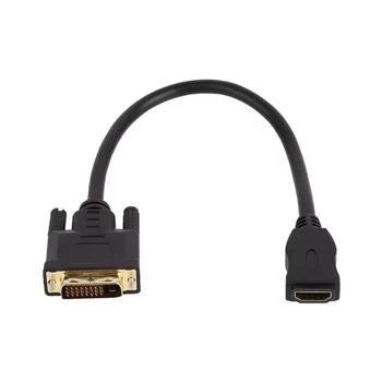 

TV Converter DVI Male 24 1 To HDMI Female Adapter Copper Core HD Plug-and-play Cable Connector DVD Digital Television