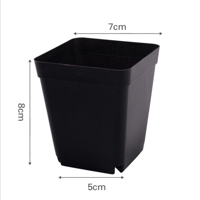 Flower Pots Colourful Plastic Plant grow Pot nursery cup planters for succulents Decor Desktop Container Garden tools C1