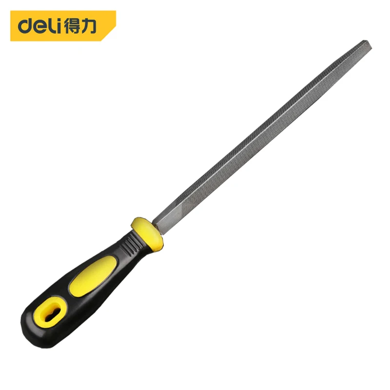 deli Metalworking Steel Needle Files Triangular File Tool Carpentry