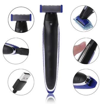 

Portable Men Electric Shaver Waterproof Electric Razor Facial Hair Remover for Trimming Edging Shaving