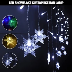 3.5m Star Fairytale Curtain Light 96LEDs String Lamp Bar Home Wedding Garden Window Decor Waterproof Lamp Christmas String Light