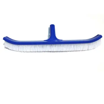 

18inch Swimming Pool Spa Algae Plastic Brush Head Heavy Duty Broom Cleaner Curved Tools Accessories Cleaning Equipment