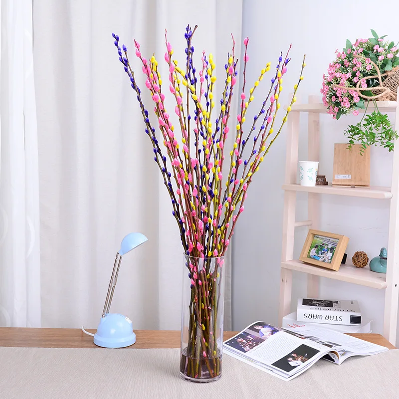 

Wholesale White Willow Fresh Branches White Willow Dried Flower Natural Furnishings Can Put Two Years Lunar New Year Flower Colo